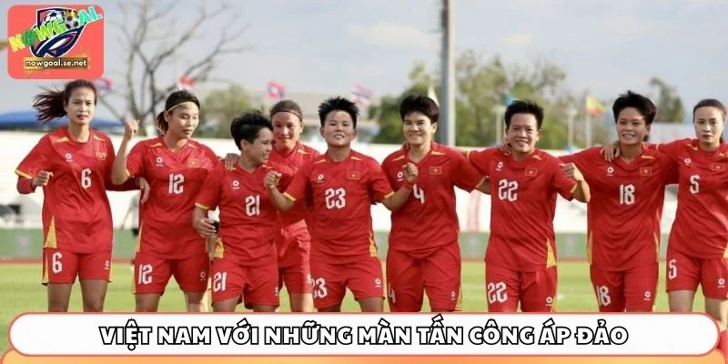 phan tich ban ket nu viet nam vs indonesia ap dao Việt Nam với những màn tấn công áp đảo