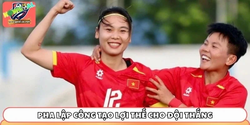 phan tich ban ket nu viet nam vs indonesia loi the lap cong Pha lập công tạo lợi thế cho đội thắng