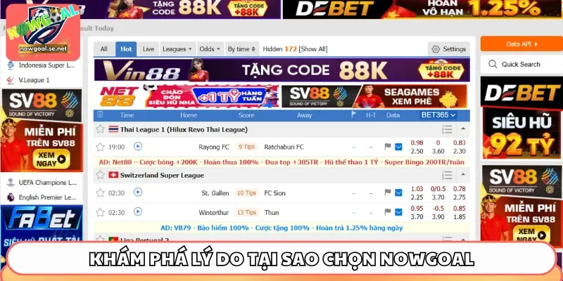 Khám phá lý do tại sao chọn Nowgoal